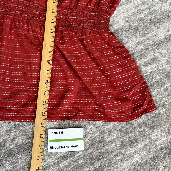 Lane Bryant Blouse Top Women's Size 22/24‎ Off-the-Shoulders Elastic Neckline - Picture 8 of 12